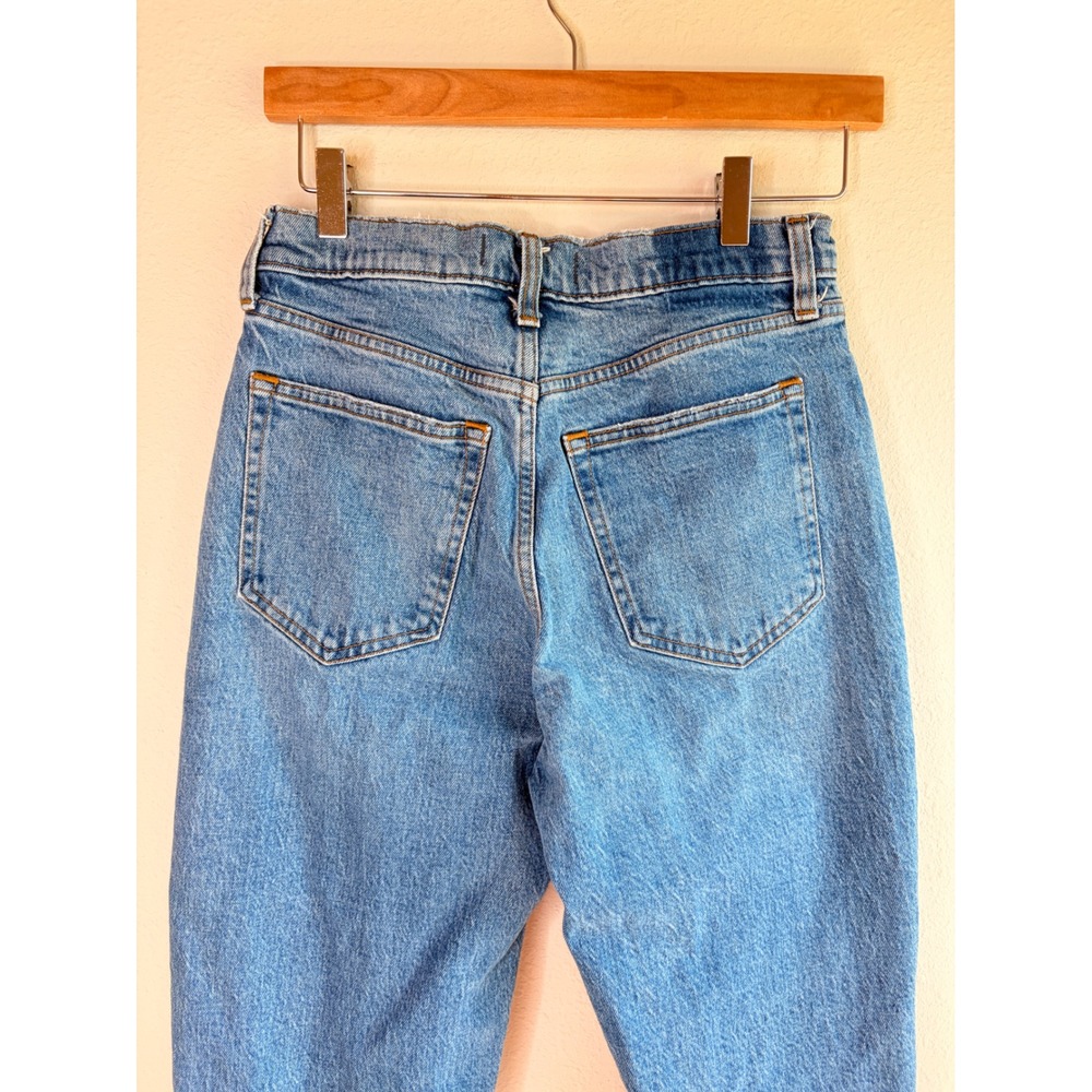 Abercrombie & Fitch The 80"s Mom High Rise Wide Leg Distressed Jeans 28 - Picture 5 of 8